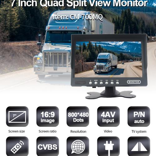 Truck Rearview Mirror Driving Assistance System